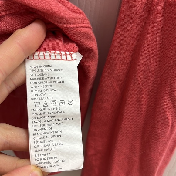 PrAna Modal Open criss cross back shirt - Picture 3 of 5